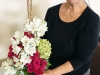Member Diane Weinbergr displays her Grouped Mass Design